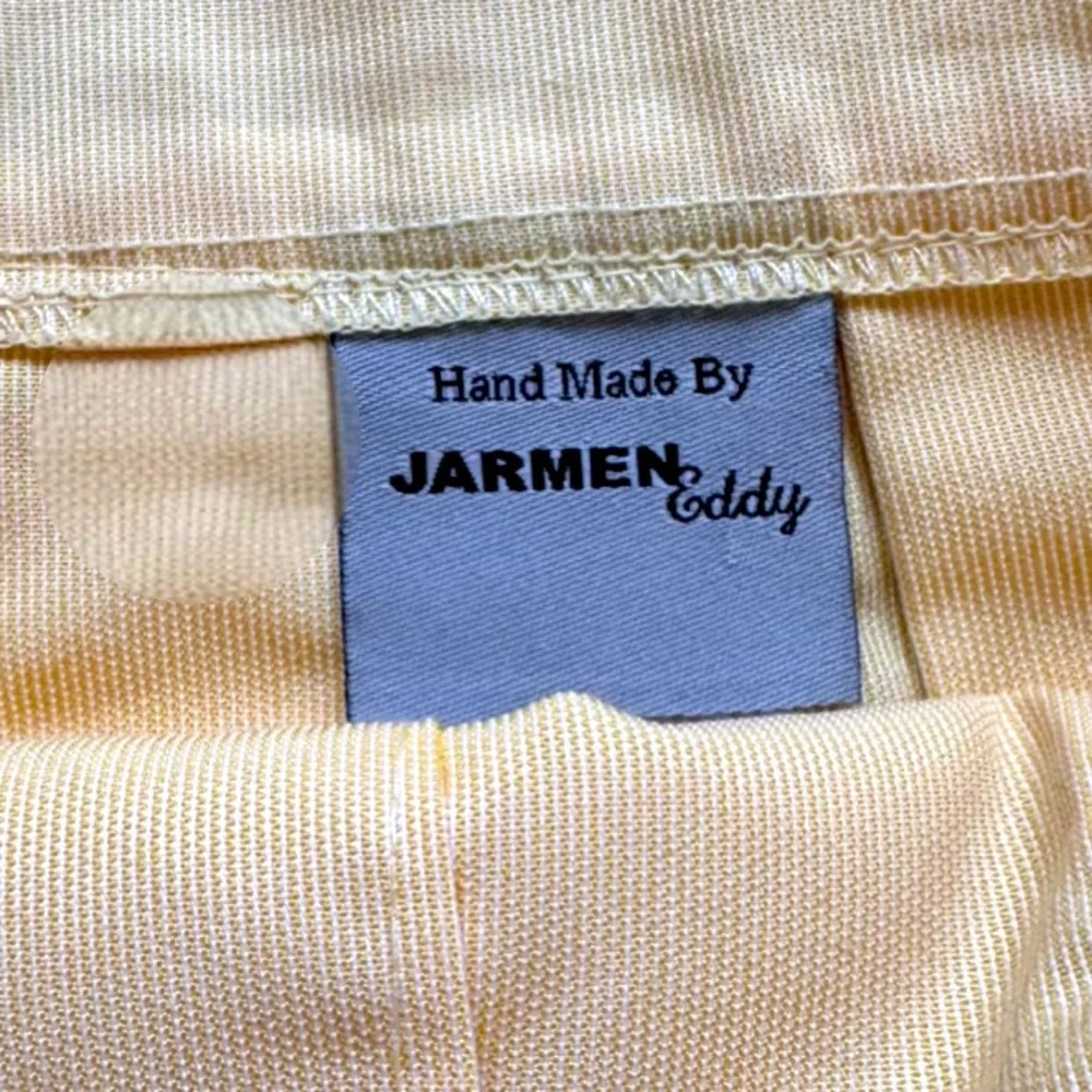 Vintage Jarmen Eddy Butter Yellow Pleated Skirt